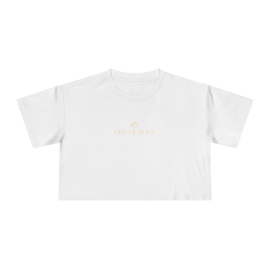 Life of Bliss Women's Crop Tee