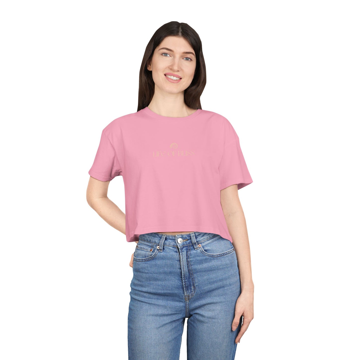 Life of Bliss Women's Crop Tee